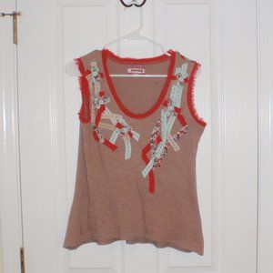 BOGO Humming tan sleeveless top